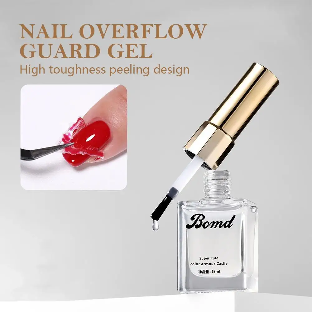 

15 мл жидкая лента для снятия изоляции ногтей с защитой от перелива, гель-основа, защита для кутикулы, гель-лак для ногтей, защита для пальцев