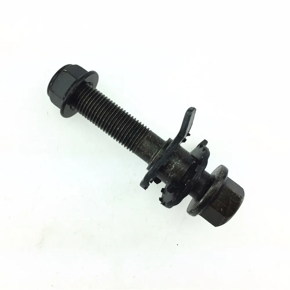 1pcs 18mm Auto parts Four wheel alignment tire eccentric screw adjustment camber bolt Black 10.9 bolt -18mm