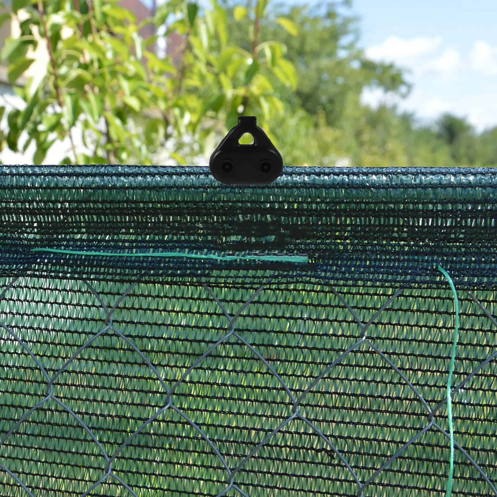 Clips de fixation pour filet d'ombrage, 20 pièces, Clips de fixation pour dossier en tissu remplaçables pour filets pare-soleil Abs