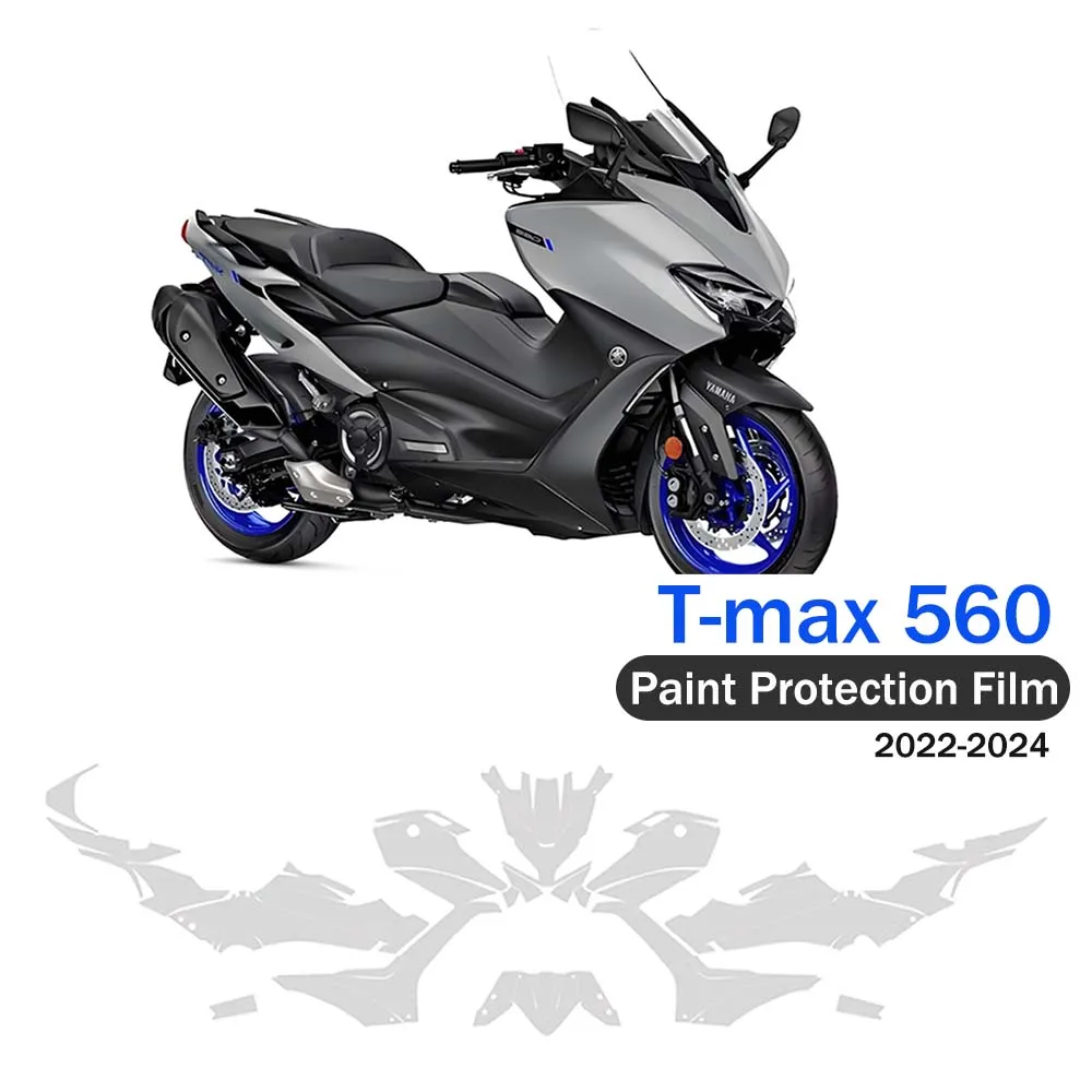 

New T-MAX 560 PPF For Yamaha TMax 560 Paint Protection Film Motorcycle TPU Transparent Anti-scratch Film 2022-2024