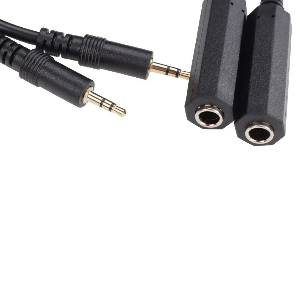 100pcs 3.5mm Male to 6.35mm Female Jack Stereo Audio Cable Adapter Cord Converter For Microphones Keyboards