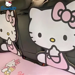 New Cute Fall Winter Cute Cat  Kt Car Seat Chair Plush Back Cushion Back Row Warm Cushion Car Seat Cover Car Seat Protector Pad