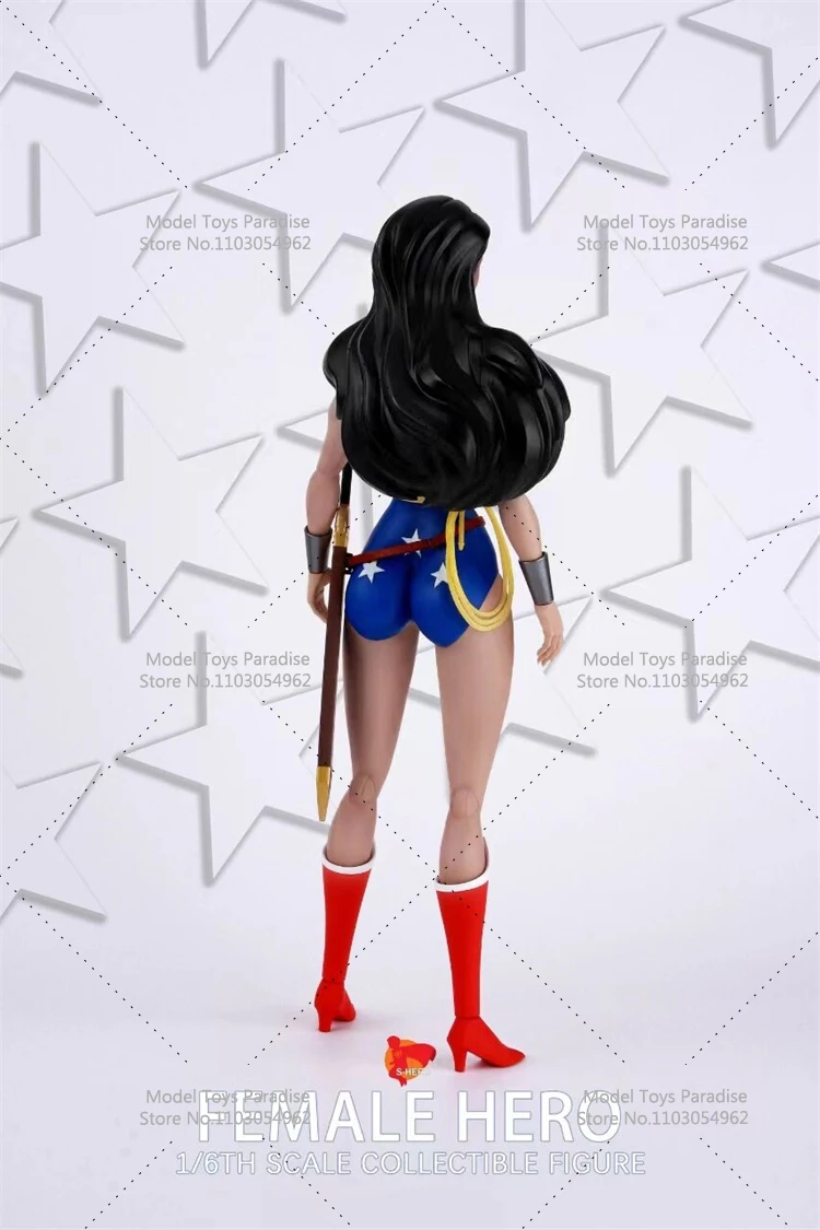 SHERO TOYS SH007 1/6 Soldier Animated Version Wonder Woman Super Hero Full Set 12inch Action Figure Collectible Model Gifts