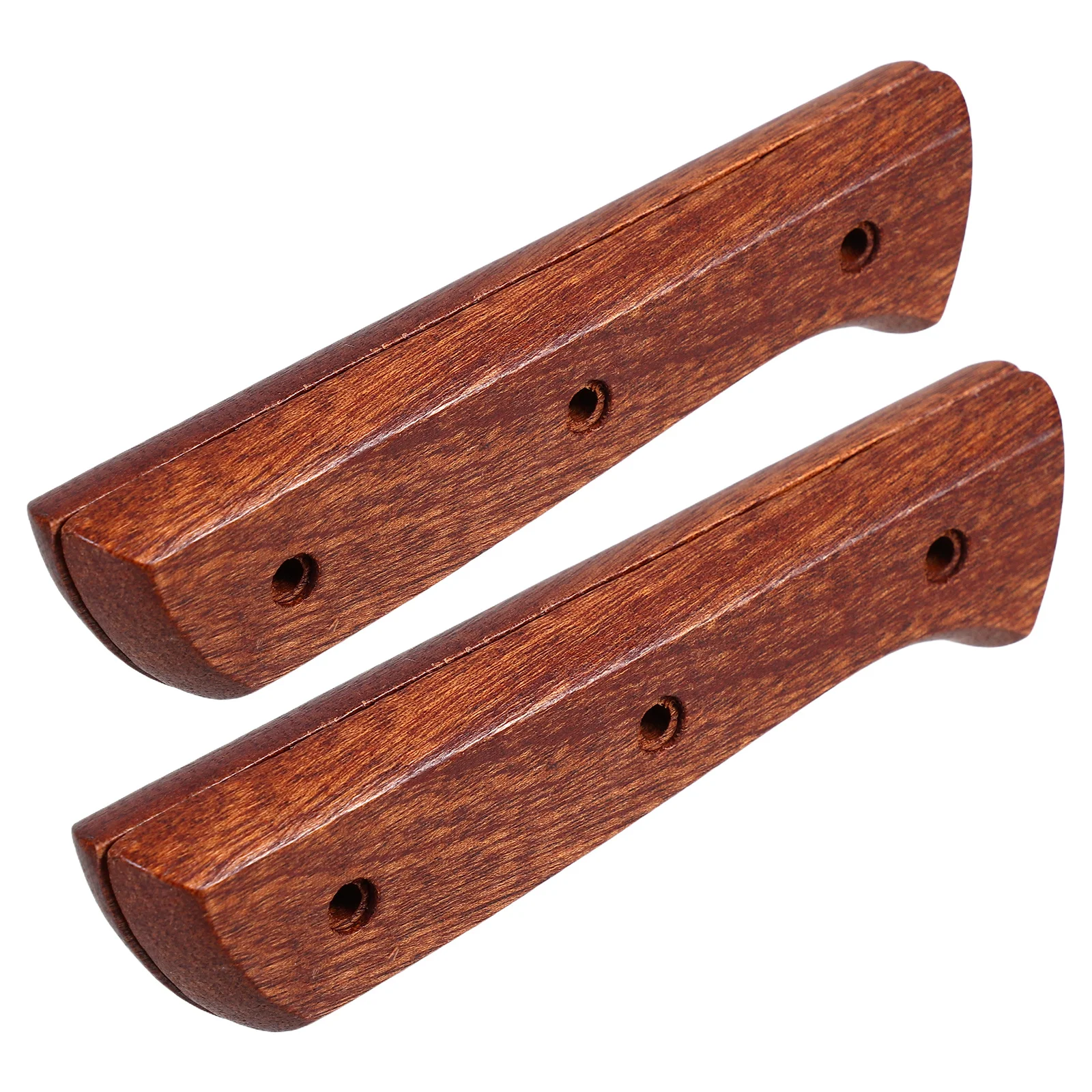 

1Pair Wood Handle Replacement for Knife Cutter Anti-Skid Surface Ergonomic Grip Long-Lasting Solid Wood Kitchen Tool Handle