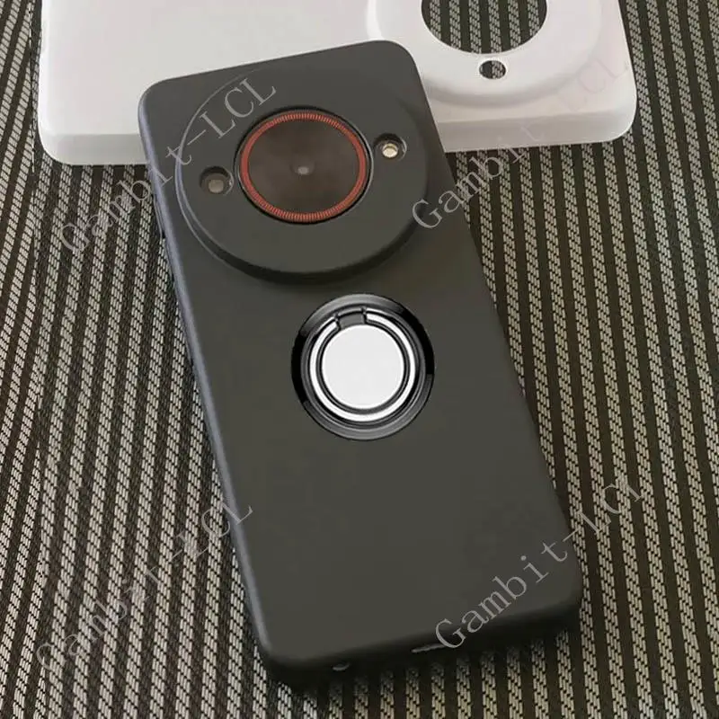 Zte用リングホルダー付き携帯電話ケース,6.6インチ,a75 5gブレード,ソフトシリコンケース