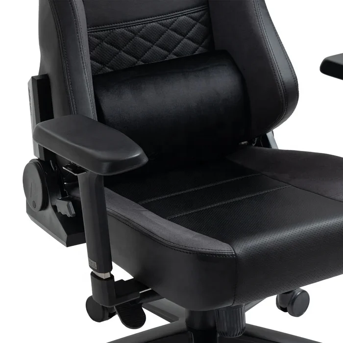 2024 Oem Beige Light Gray Office Home Gaming Gear Chairs Computer Swivel Seat Gaming Chair with Magnetic Headrest Frog Mechanism