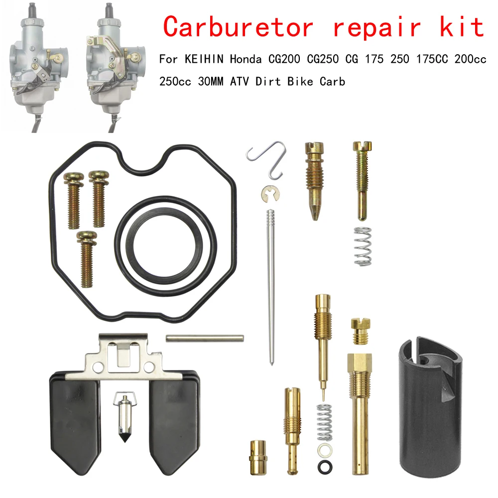 PZ30 Carburetor repair kit Carb For KEIHIN Honda CG200 CG250 CG 175 250 175CC 200cc 250cc 30MM ATV Dirt Bike Carb