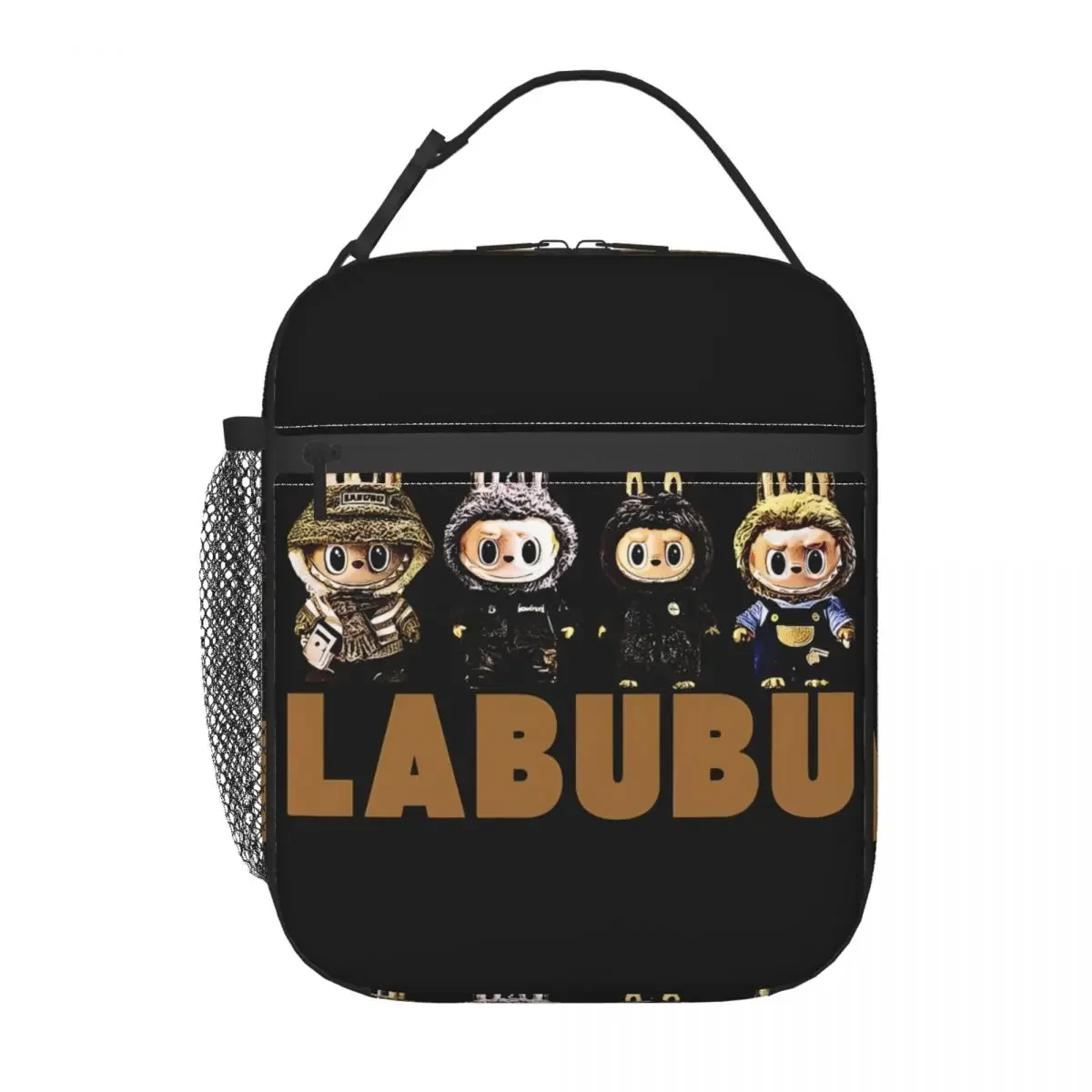 Labubu Magic Small But Mighty Insulated Lunch Bag Food Container Bags Portable Thermal Cooler Lunch Boxes For Travel