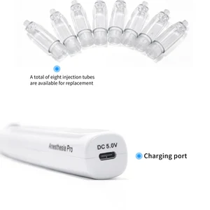 Zahnanästhesie Schmerzlosen drahtlosen Injektor Lokale Stiftanästhesie mit Display LCD Tool Kit Zahnmedizin für Zahnklinik Hauptverkaufsanästhesie für Analsex - №5