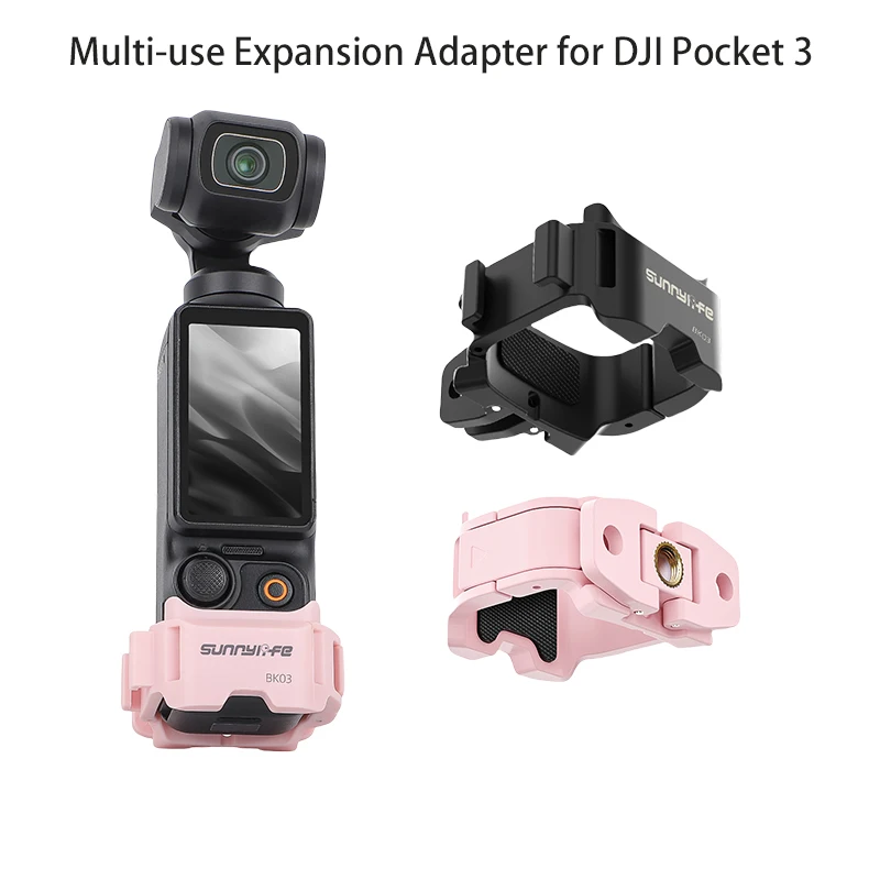Schnellverschluss-Erweiterungsadapter für DJI OSMO Pocket 3/4, feste Rahmenhalterung für DJI Pocket 3/4 Kamera-Gimbal-Zubehör