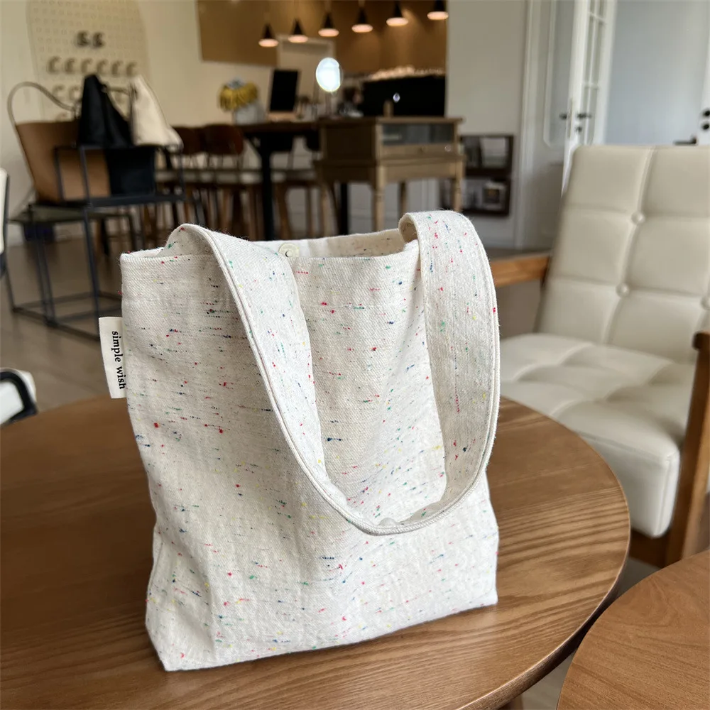 Bolso vaquero Bolso de hombro pequeño Bolso de mano Bolso para teléfono móvil Bolso de algodón para caminar Literatura y versátil