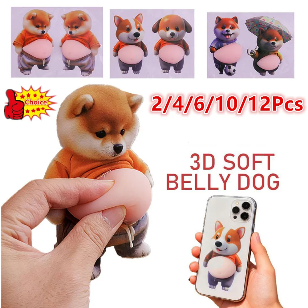 2Pcs 3D Shiba Inu S…