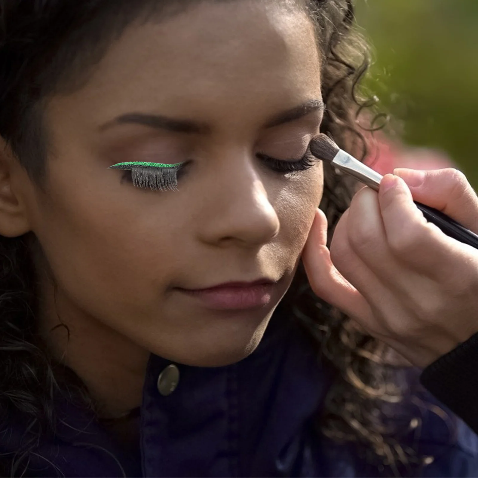 4 pares de cinta adhesiva impermeable para delineador de ojos, tira adhesiva fácil de quitar, perfecta para maquillaje diario, regalo de fiesta, Festival de Cosplay