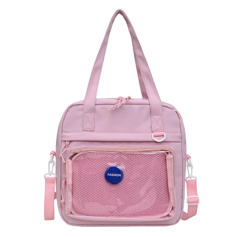 

Display Transparent Japanese Shoulder Bag JK Pure Color Cute Crossbody Bag Large Capacity Storage Bag Simple Itabag Travel