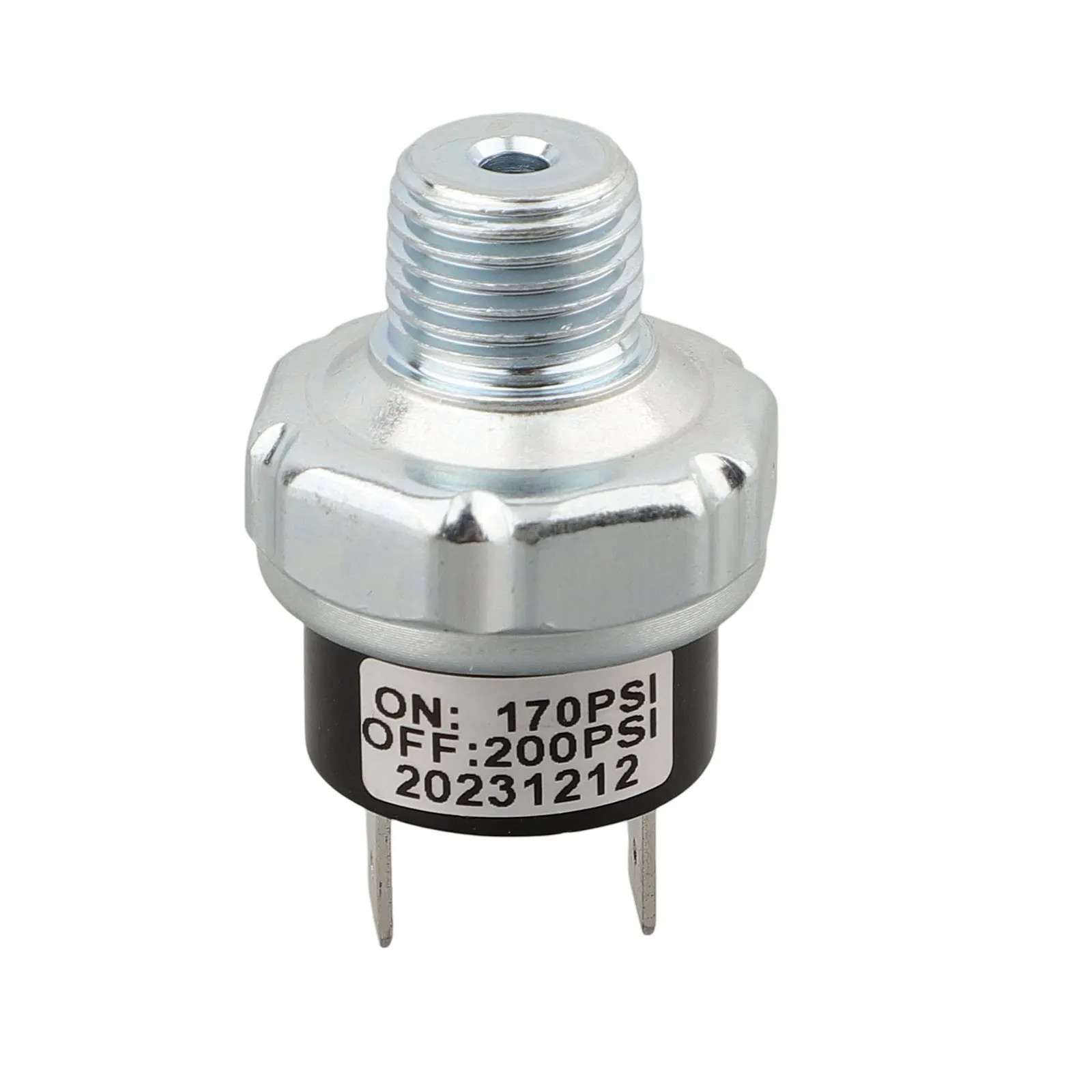 1/4NPT Thread Switch Air Compressor Pressure Switch Air Suspension Applications Automatic Regulation 12V DC Compatible