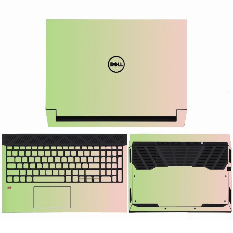 Imagem -03 - Pintado Vinil Laptop Adesivos Skins para Dell G15 5515 5511 5510 5520 5521 5525 5530 15.6 em G16 7630 7620