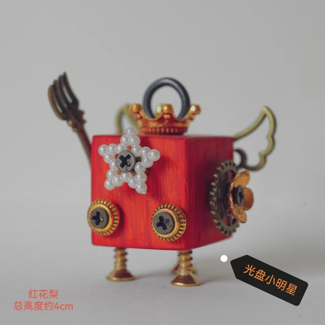 

Cute Rich and Handsome, No Dyed Logs, Boutique Punk Robots, Parent-child Activities DIY Personalized Jewelry