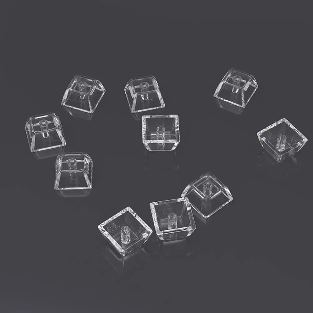 XDA2 Keycaps PC Colorful Transparent Mechanical Keyboard Caps Blank Customized Gamer Crystal Keycaps For Mx Switches