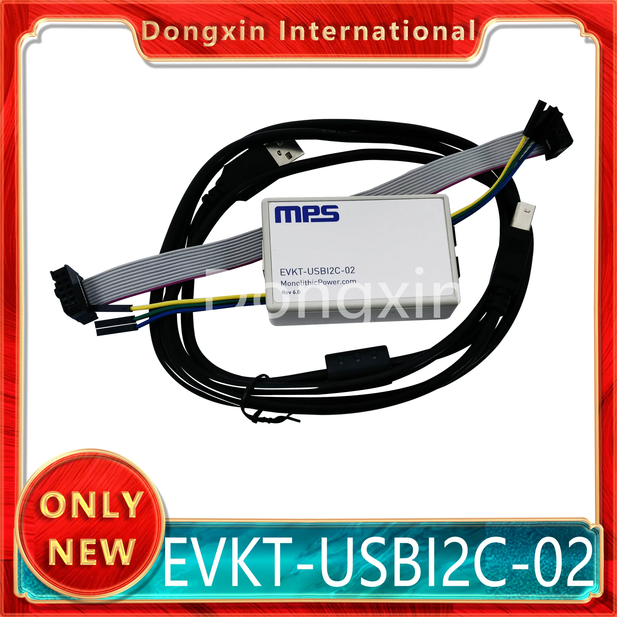 

EVKT-USBI2C-02 USB to I2C USB to PMBus debugger MPS writer programming simulation