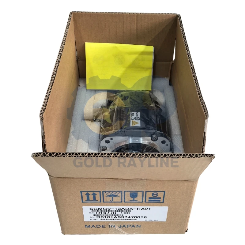 New In Box Yaskawa SGMGV-13ADA-HA21 Servo Motor 1 Year Warranty