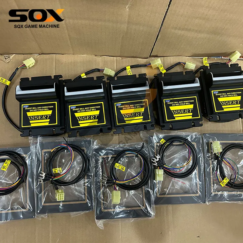SQX-/TOP Bill Acceptor Model TP70 L70 لآلات الألعاب وألعاب طاولة السمك