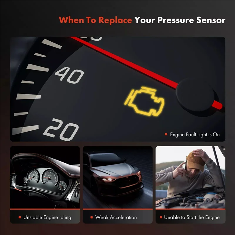 

Diesel Engine Fuel Rail High Pressure Sensor Part Number 0281002907 For E350 GL350 ML350 S350