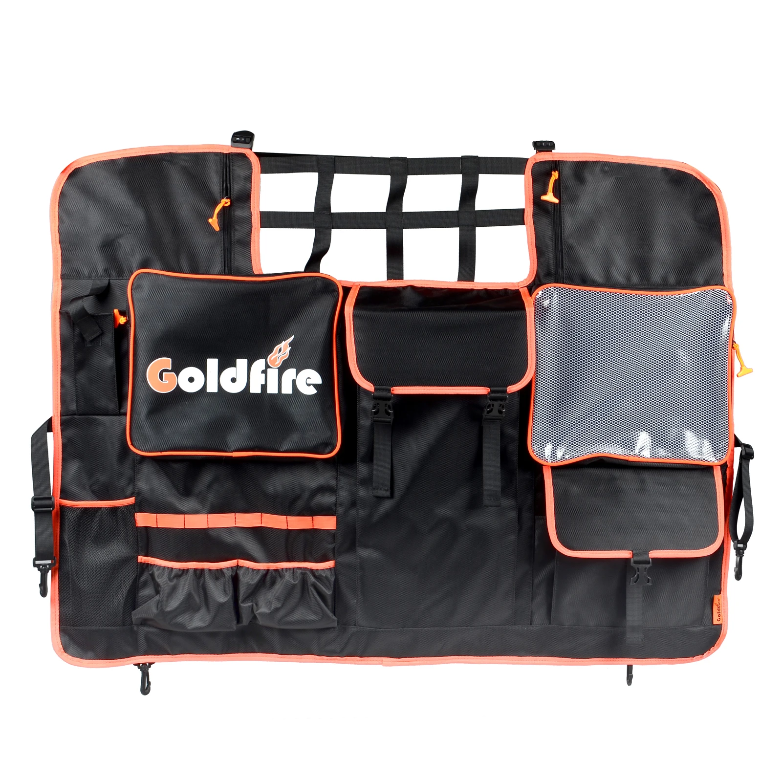 Trunk Multi Pockets Storage Bag Waterproof Convenient Jeep Auto Car Cargo Tool Organizers for Wrangler JK JL 07-22 (4-Door Only)