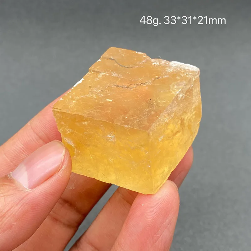 100% natural Yellow  lceberg Stone Calcite raw stone mineral specimen healing crystal collection