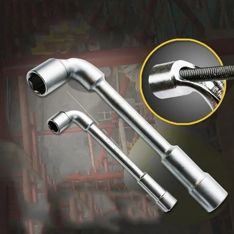 L-Type Hollow Hex Socket Wrench Double End Angled Spanner Portable Auto Car Repair Tool For Mechanic Workshop Maintenance Garage