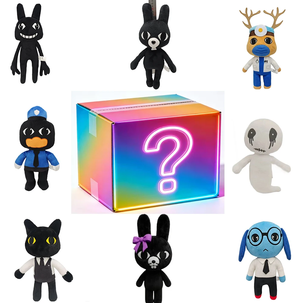 In Stock Horror Animal Hospital Blue Dog Penguin Bunny Plush Doll Cute Animal Game Peripherals Collectible Soft Toys Gifts Hot
