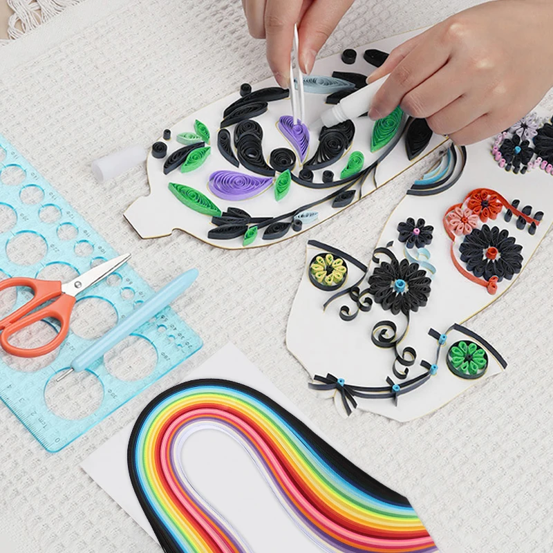 260 stücke Regenbogen Farbe Pa – Quilling Paper Strips Bewertung und Preis