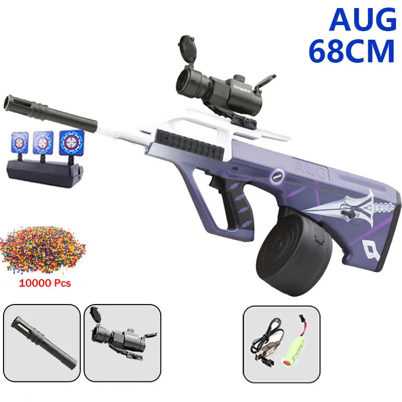 Gel Ball Guns Groen Aug Automatische Hydro Gel Gun Speelgoed Elektrische Handleiding 2 Modi Airsoft Voor Kinderen Schieten Spel Volwassenen Cs Go