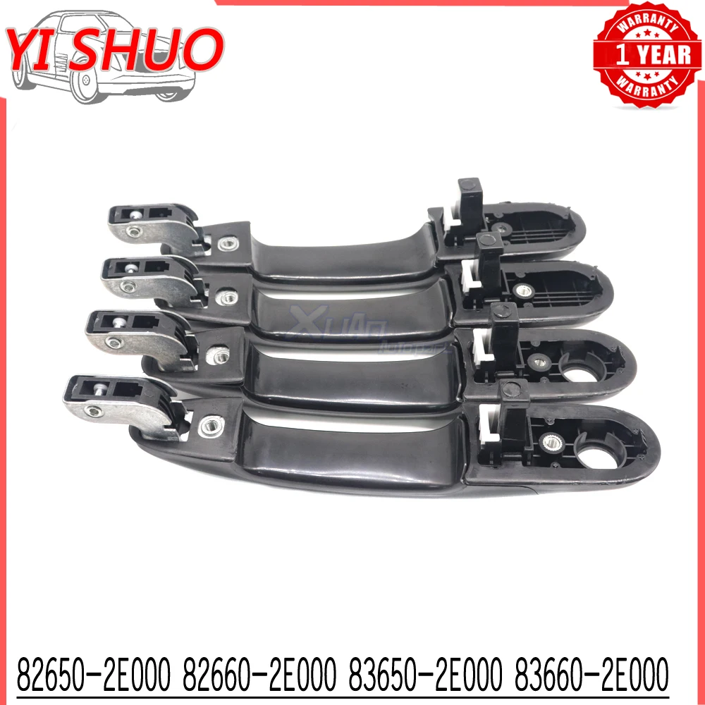 Front Rear Left Right Outside Exterior Door Handle For Hyundai Tucson 2005-2009 82650-2E000 82660-2E000 83650-2E000 83660-2E000