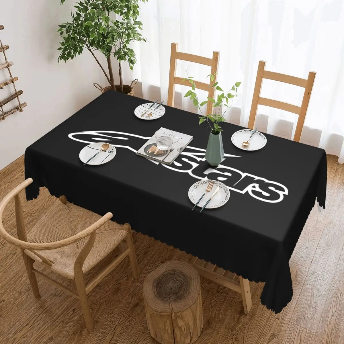 Customized Rectangular Fitted Motocross Enduro Cross Table Cloth Oilproof Tablecloth Outdoor 40