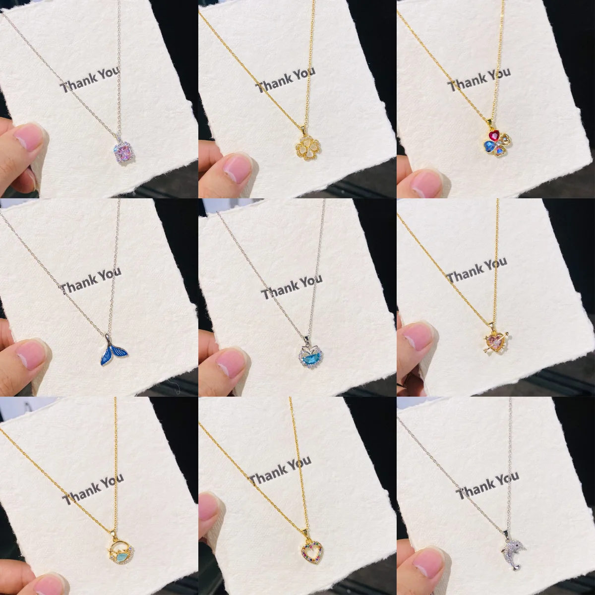 

Dopamine Pastoral Style Titanium Steel Necklace for Women Gold Color Anti-Tarnish Luxury Clavicle Chain Jewelry Accessory
