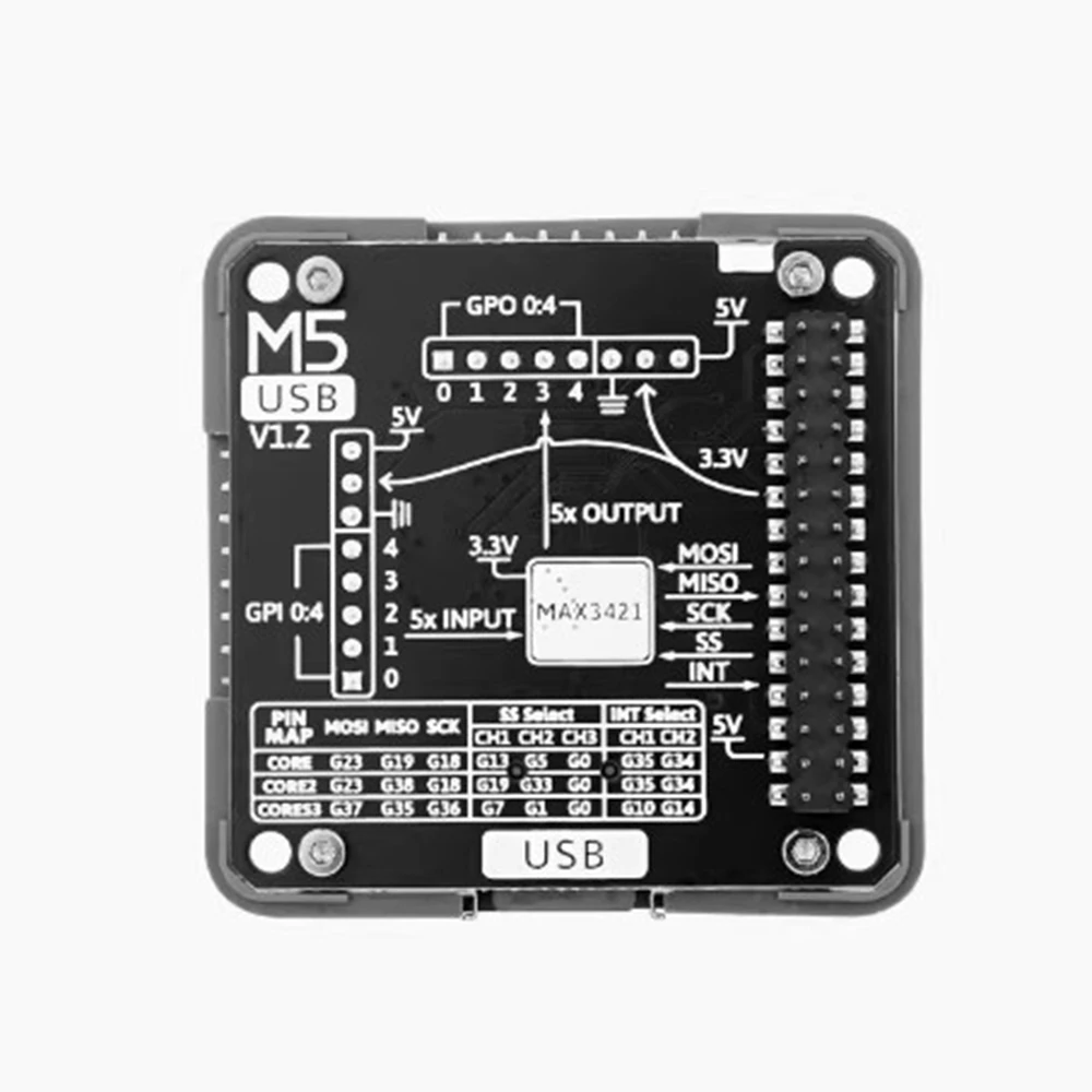 M5Stack USB driver module V1.2 Integrated MAX3421E chip SPI communication USB interface