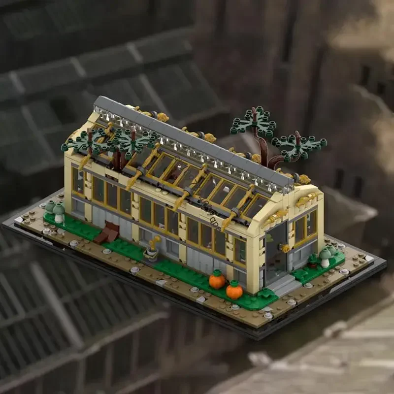 

New 1305Pcs Hot Famous Magic Movie Moc Greenhouse Expansion Model 76445 Building Blocks Diy Creative Ideas Toys Birthday Gift