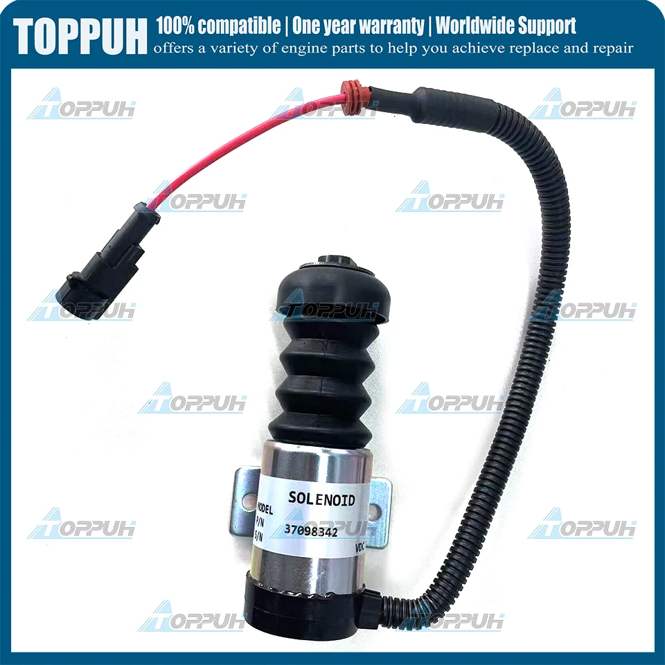 

12V Engine Stop Solenoid 37098342 For Motorpal OJSC D-260,D-245 4722 0000 0013