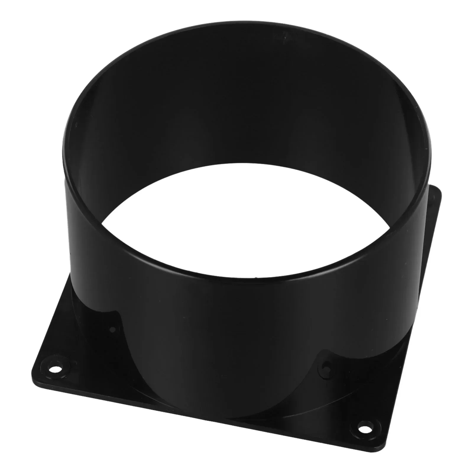Connettore flangiato a parete in ABS per tubo di ventilazione Conduttura dell'aria Cappa Tubo Collegamento parti dell'attrezzatura di uscita di scarico 75/100/120mm