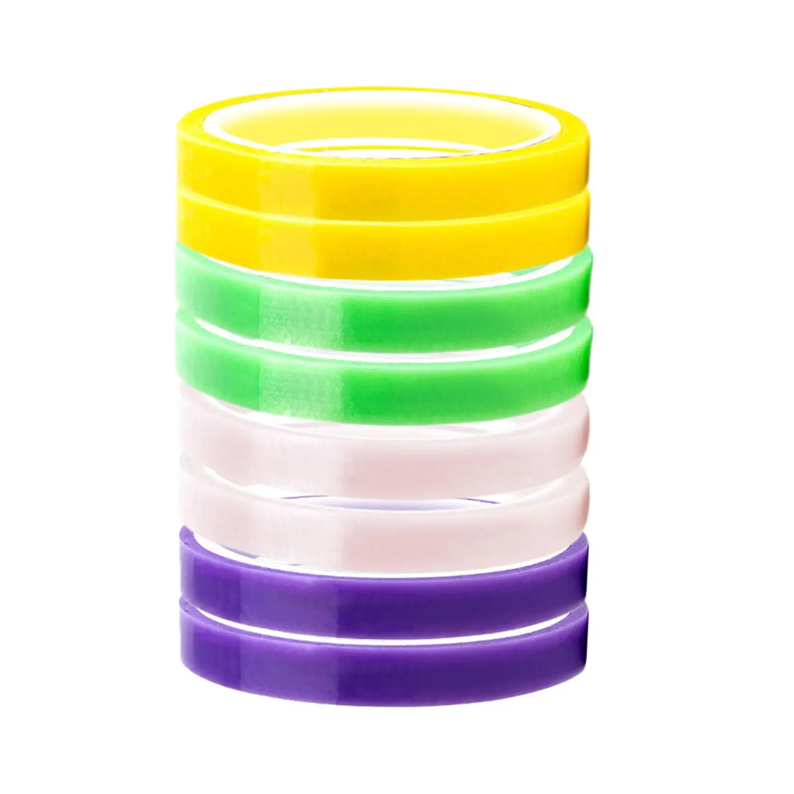 8Pcs Sticky Ball Tapes Colored Duct Tapes for Home School Sensory Toy Game