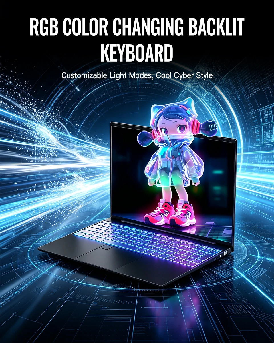 Portátil 2026 de 15.6' con Int - Gaming Keyboard 2026 reseña y precio