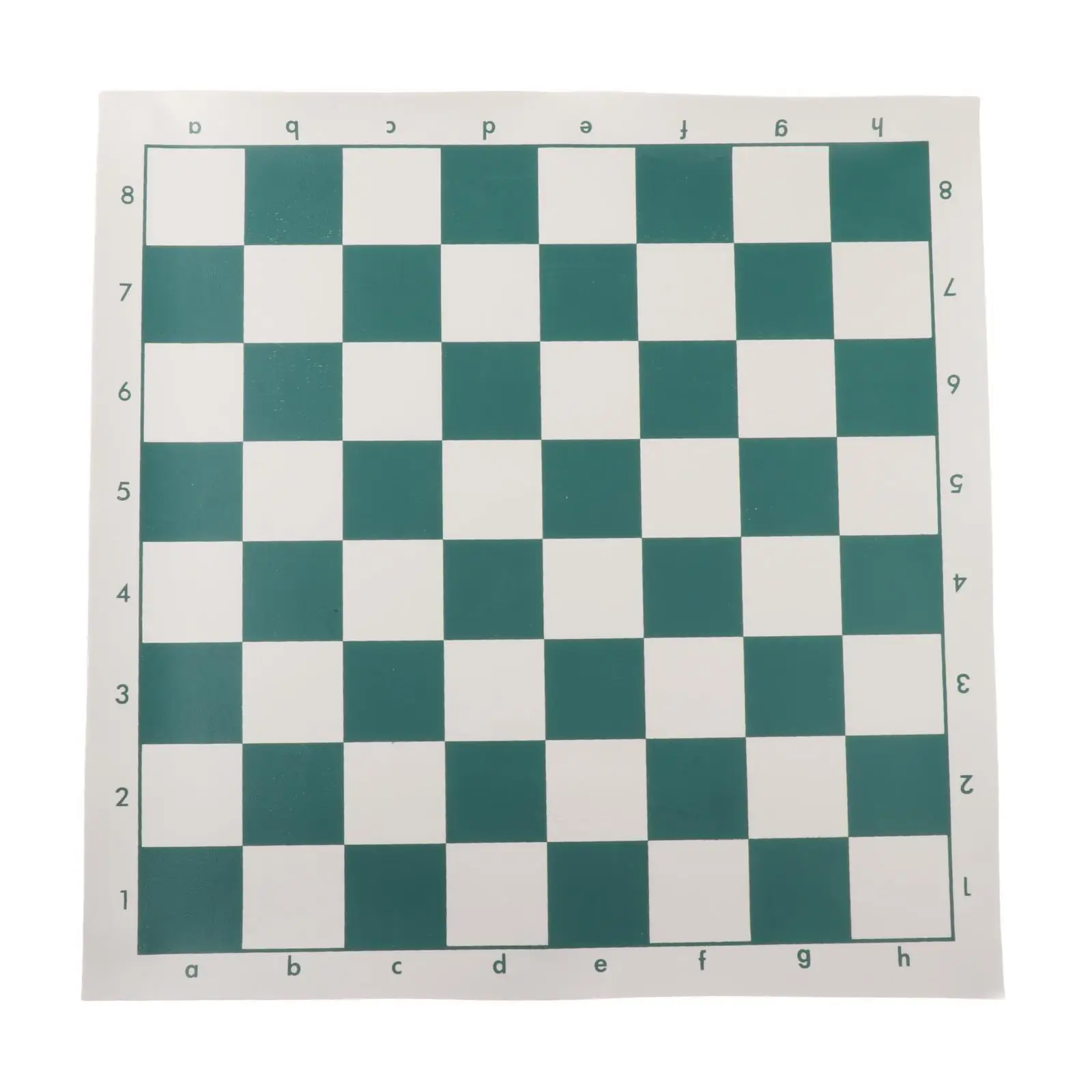 

Folding Tournament Chess Board Outdoor Travel Roll-up Mat Set with Big Plastic Pieces Educational Family Board Games