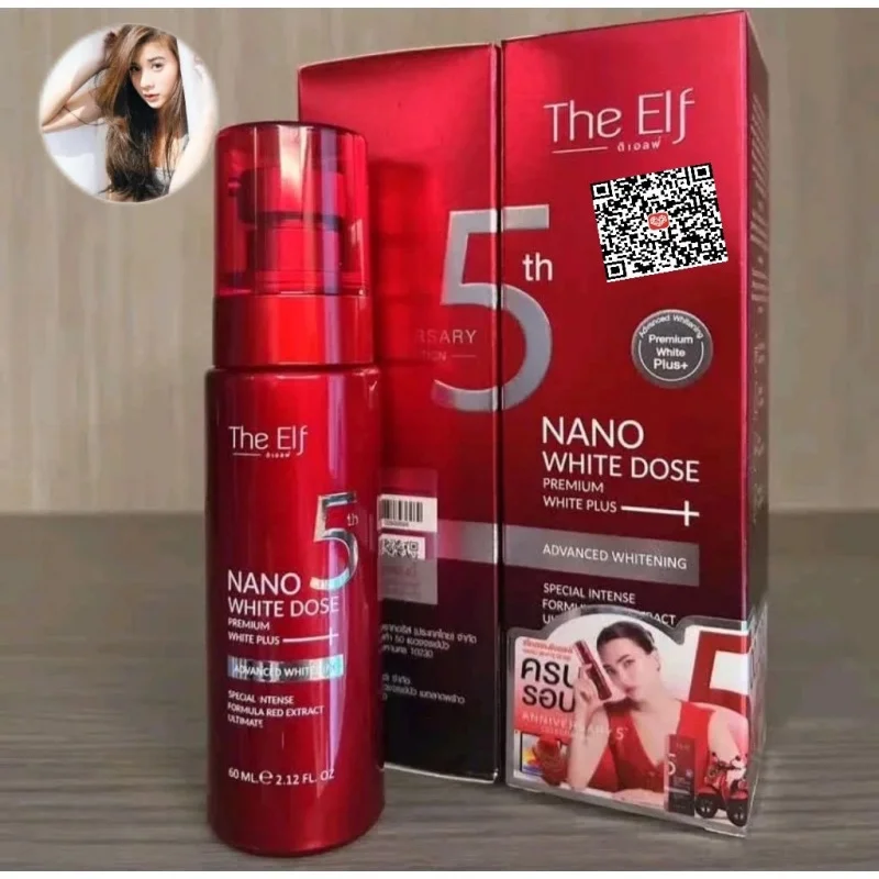 The Elf Nano White Dose Truyen Trang Mo Tham Brightening Serum Reduces Dullness & Improves Texture Even Skin Tone, Hydrate & Glo
