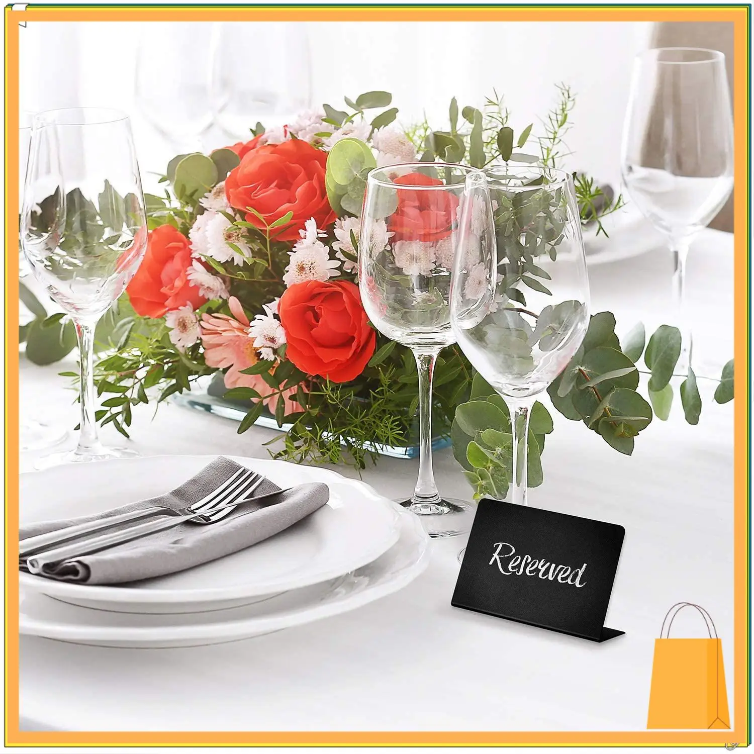 L53A-10 パックミニ黒板看板 10X7.5Cm 小さな黒板看板ミニ黒板看板食品黒板ビュッフェ看板