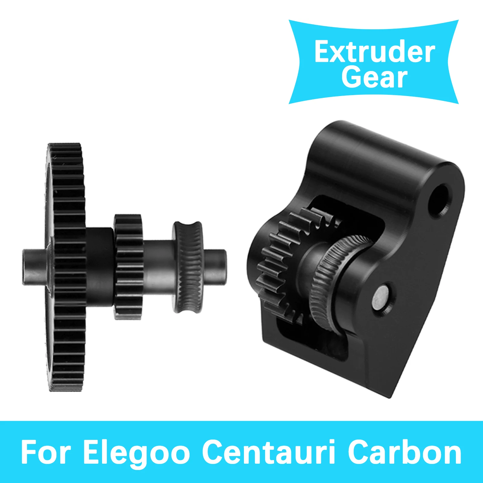 

Upgrade For Elegoo Centauri Carbon Wear Resistant SKD11 Gear Assembly High Quality Hardened Steel Extruder Gear Kit For Centauri