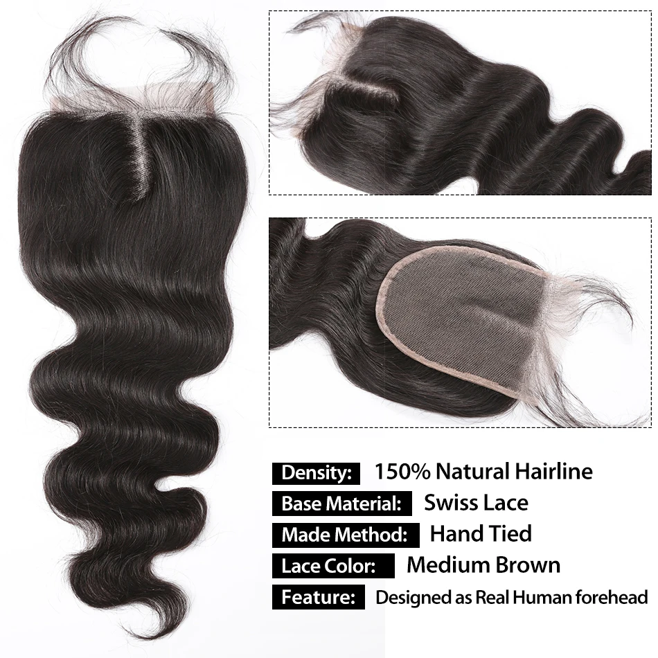 Hot Koop Body Wave Bundels Met Hd Transparante Kant Sluiting 4X4 Sluiting Met Bundels Body Wave Human Hair Bundels En Een Sluiting