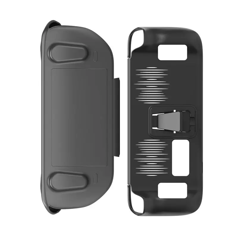 doyou Cover Case for Steam Deck Console TPU Shell Case for Steamdeck Protective Case with Detachable Front Shell