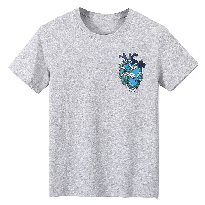 Heart Graphic Tees Women Cute Funny T-Shirts Vintage Fashion T Shirts Tops Unisex Clothing