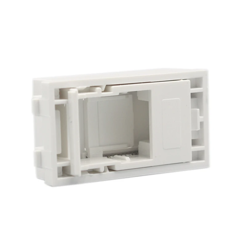 Sliding Door Slot Socket Blank Spacer Empty Modules For Insert 1 RJ45 LAN Network Keystone Connector Plug