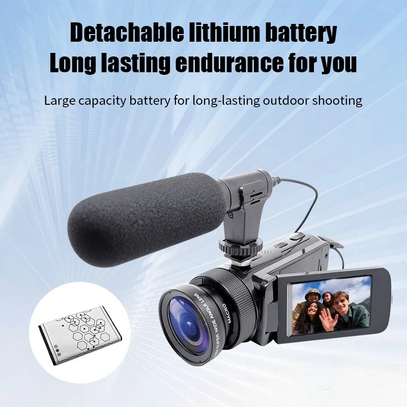 High definition digital, can take pictures and videos, microphone, wide-angle lens camera